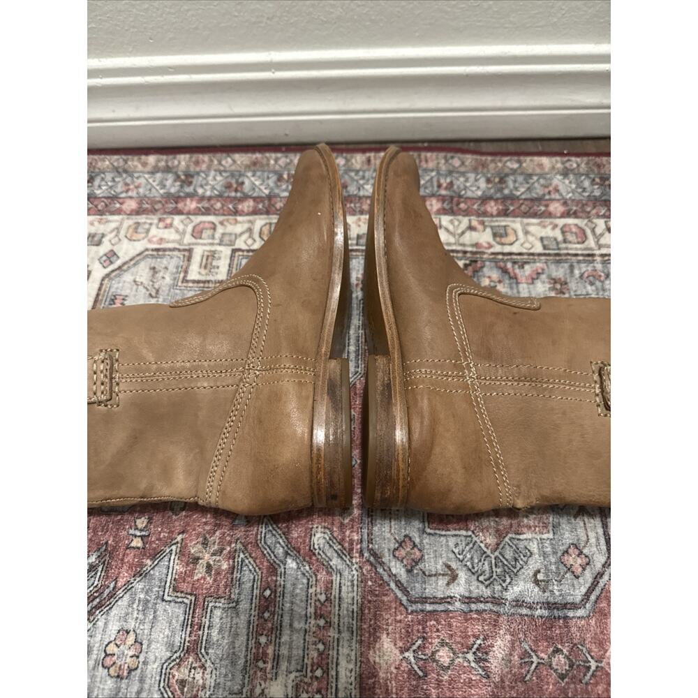 Frye‎ Ana Leather Pull On Ankle Boots Camel Brown Women’s Size 6 M - Picture 5 of 6